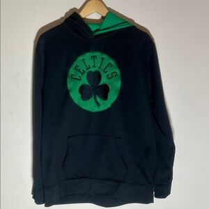 NBA Boston Celtics Black and‎ Green Men's Hoodie Size XL